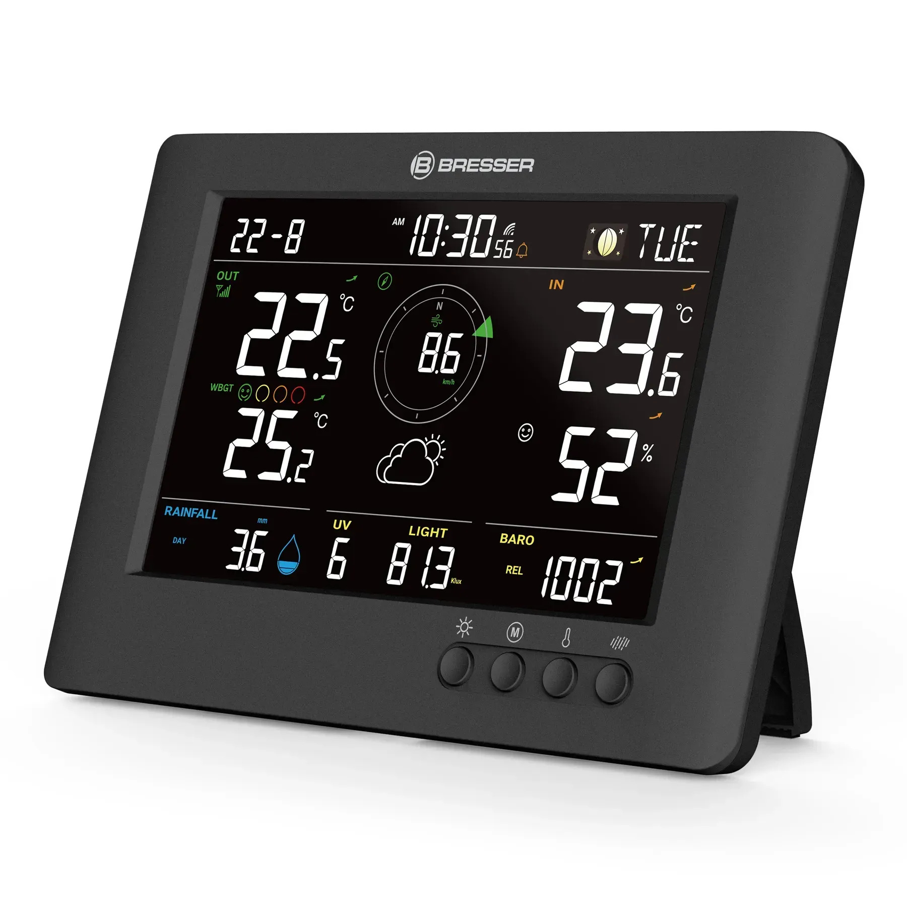 Метеостанция Bresser 8-in-1 ClearViewTB (11524) цена 10799 грн - фотография 2