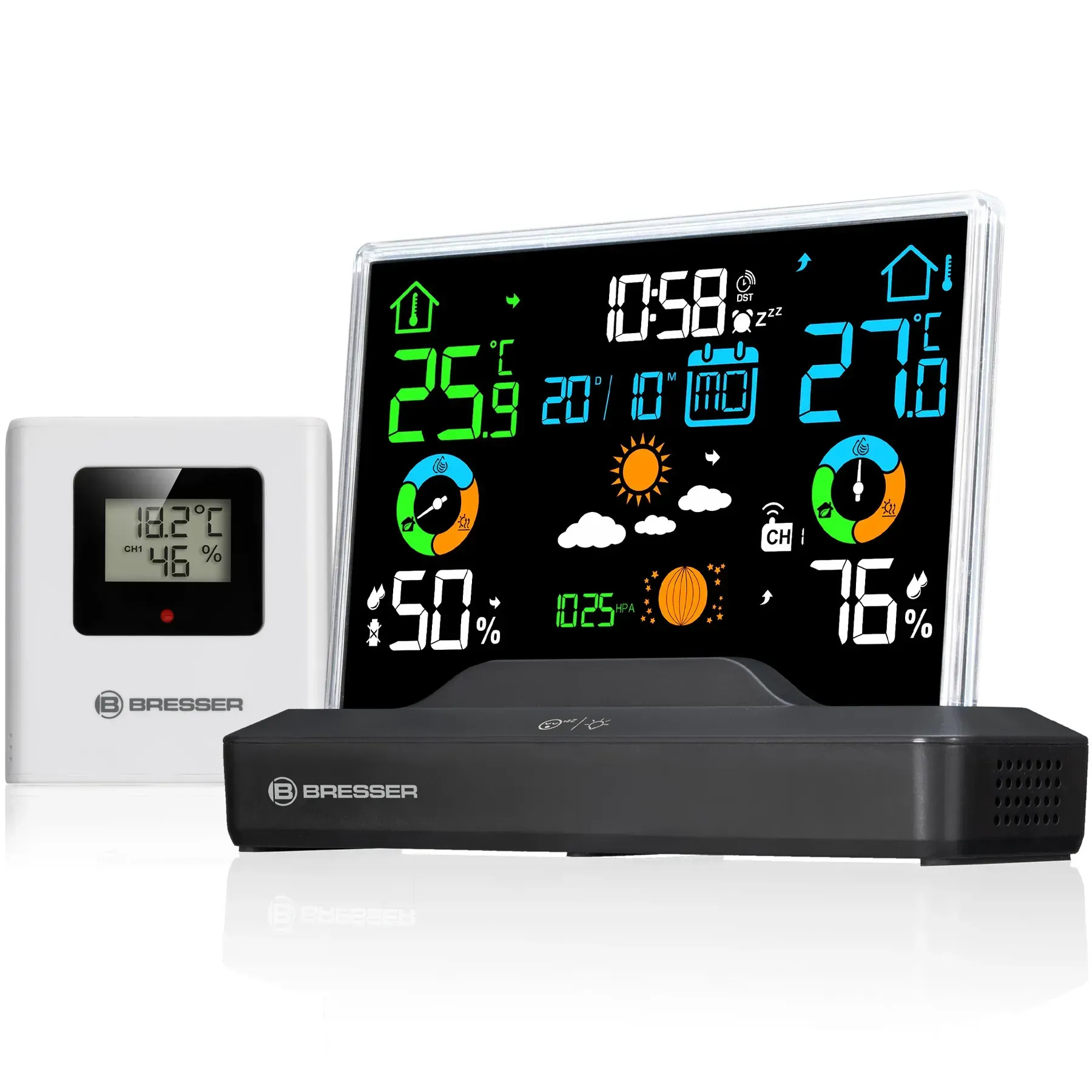 Метеостанция Bresser Colour Weather Station with Frameless Display (11341)