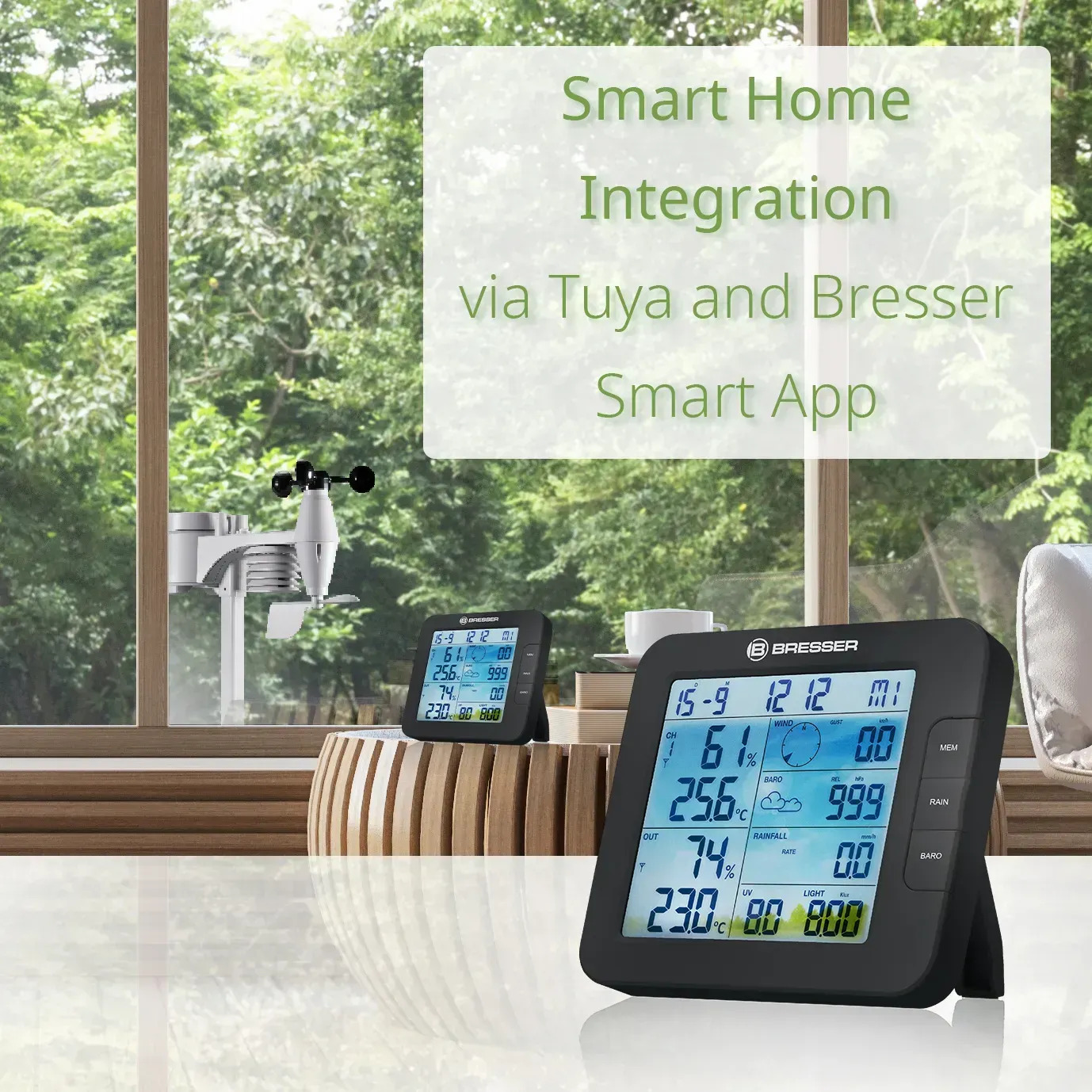 Метеостанция Bresser Smart Home 7-in-1 Weather Center ClimateConnect (7003600CM3000) инструкция - изображение 6