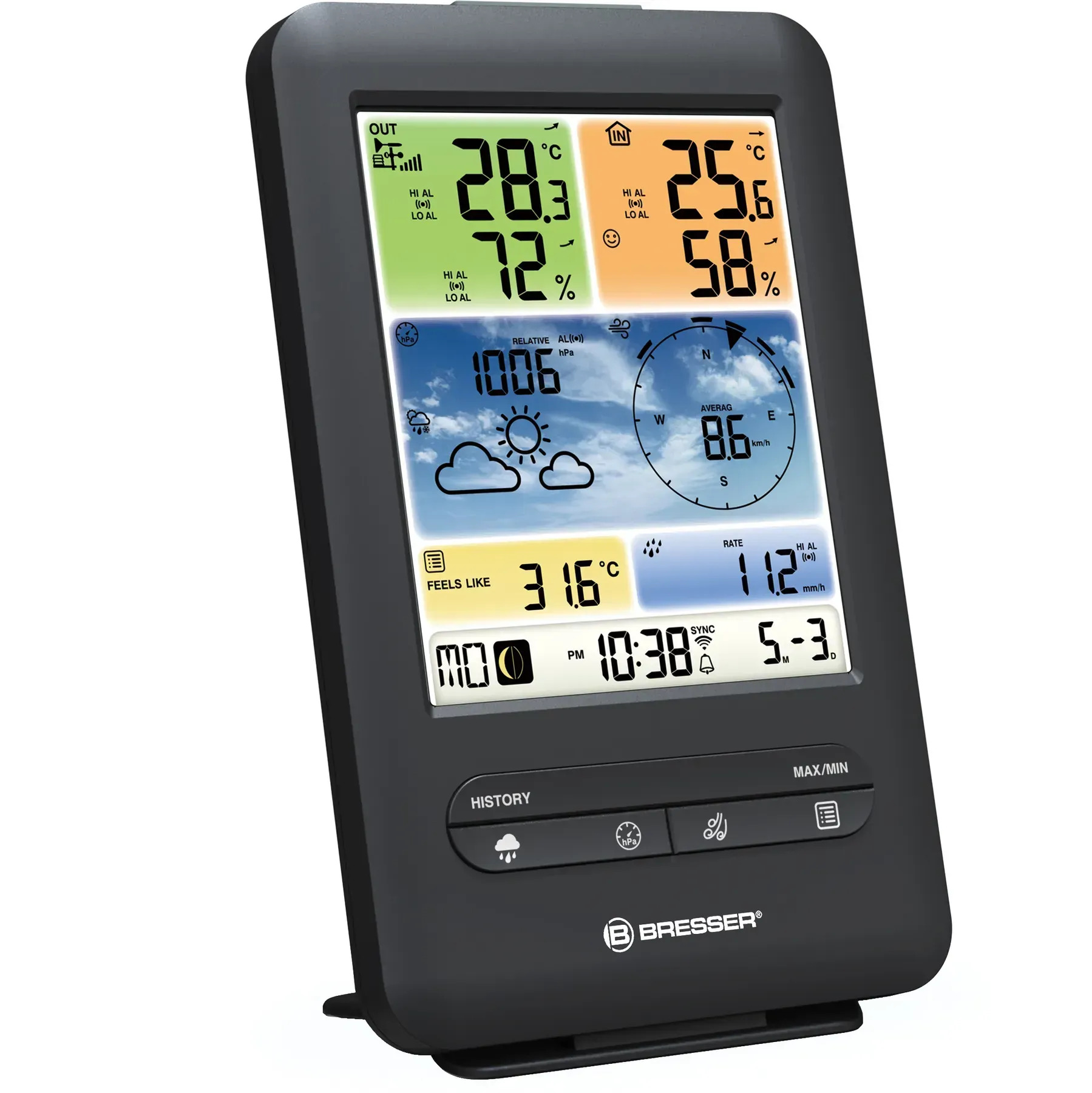 продаём Bresser Weather Center 5-in-1 V WIFI Professional colour (7002585) в Украине - фото 4