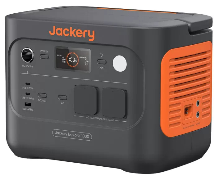 Портативная зарядная станция Jackery Explorer 1000 v2, 1500Вт / 1070Вт*год цена 32999 грн - фотография 2