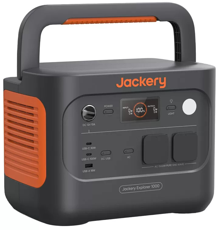 в продаже Портативная зарядная станция Jackery Explorer 1000 v2, 1500Вт / 1070Вт*год - фото 3