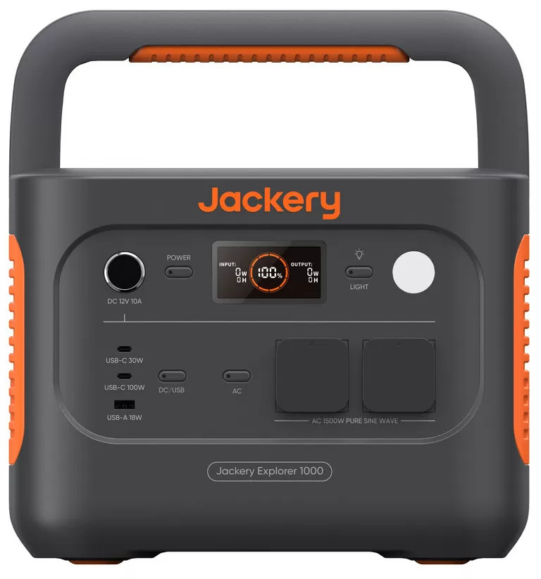 Jackery Explorer 1000 v2, 1500Вт / 1070Вт*год