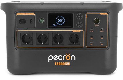 Портативная зарядная станция Pecron F3000LFP, 3600Вт / 3072Вт*час цена 63800 грн - фотография 2