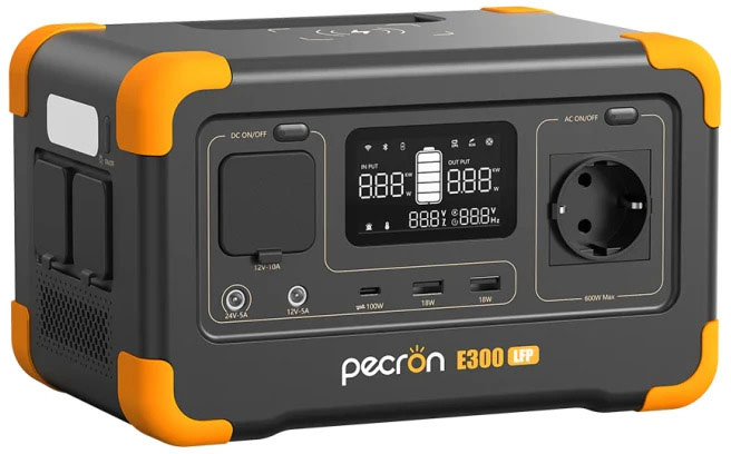 Pecron E300LFP, 600Вт / 288Вт*год