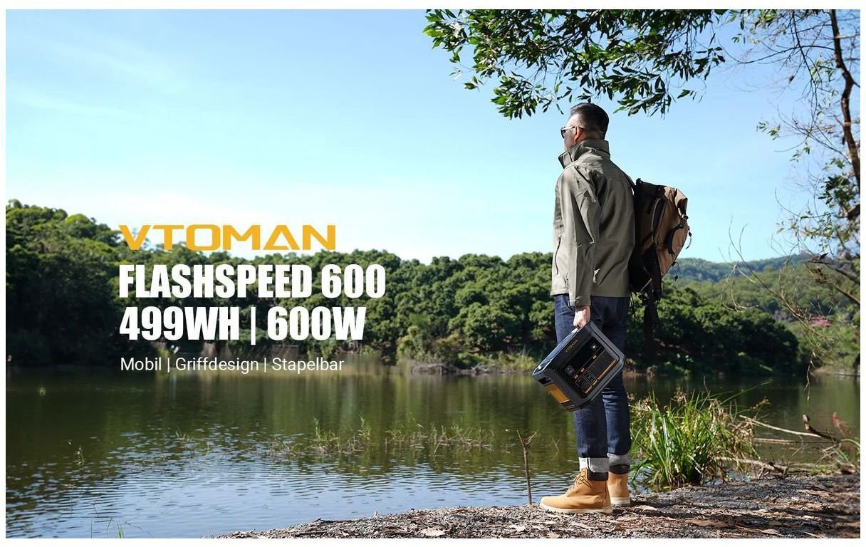 Портативная зарядная станция Vtoman FlashSpeed 600, 600Вт / 499Вт*час цена 17999 грн - фотография 2