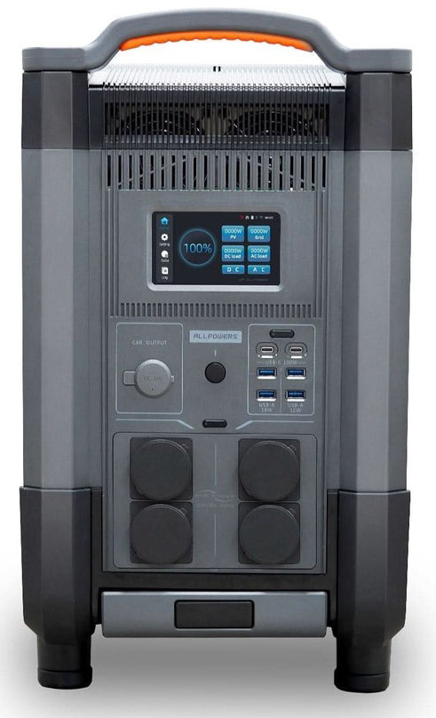 Портативная зарядная станция Allpowers R4000, 4000Вт / 3456Вт*час цена 121000 грн - фотография 2