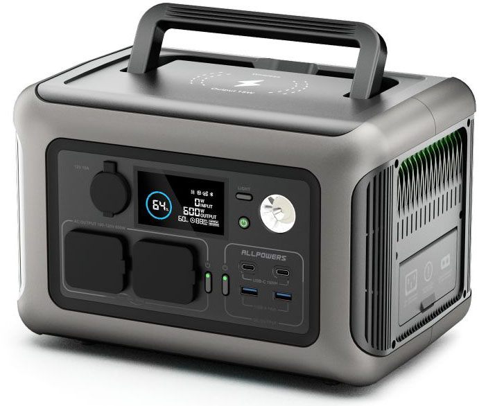 Allpowers R600, 600Вт / 299Вт*год
