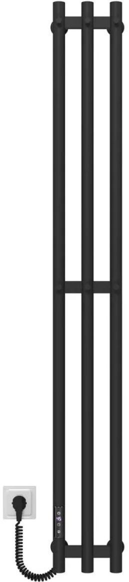 Deffi Zara П3 140x1400, черный, JD03, левое подключение (A.CL.140.14.3.E.B.L.1)