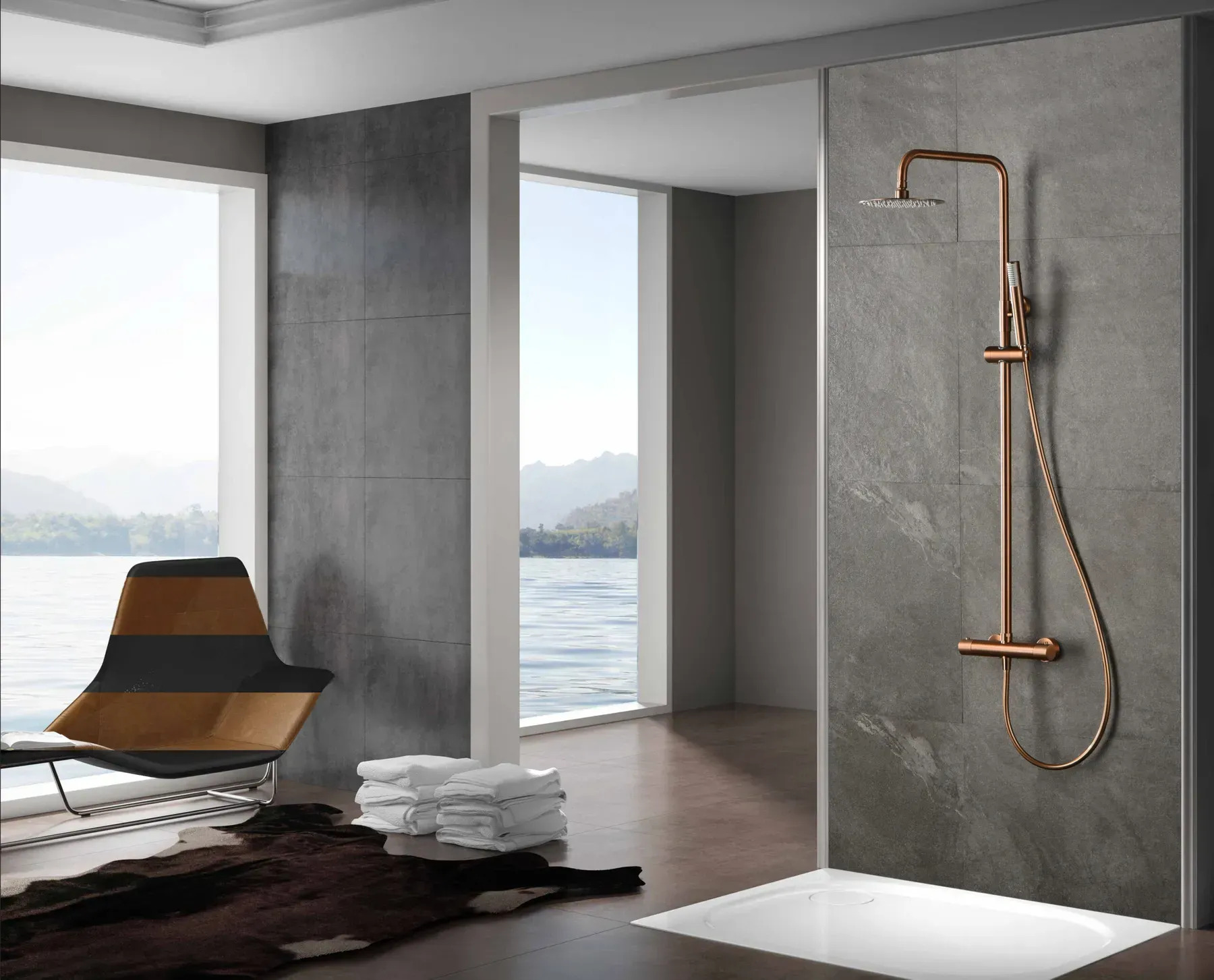 в продаже Душевая система Imex Monza Brushed Rose Gold BTM039/ORC - фото 3