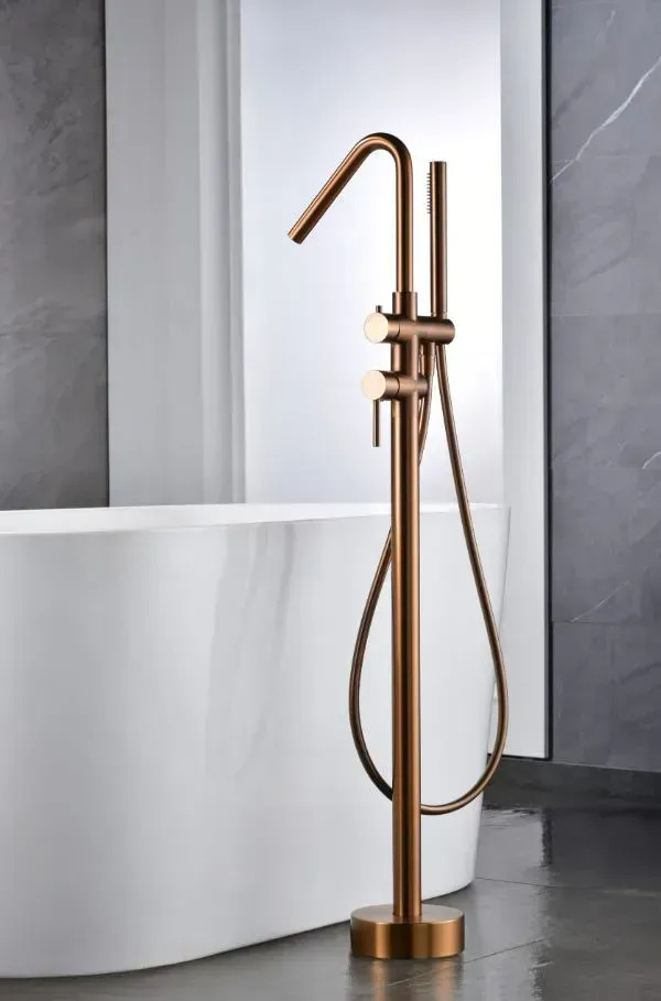в продаже Смеситель для ванны Imex Corcega Brushed Rose Gold BBECO1/ORC - фото 3