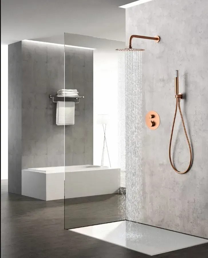 Набор для душа Imex Monza Brushed Rose Gold GTM039/ORC цена 35139 грн - фотография 2