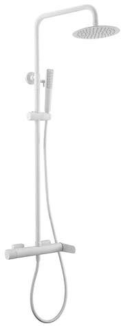 Смеситель для ванны и душа Imex Dinamarca White Matt BDR031/BL