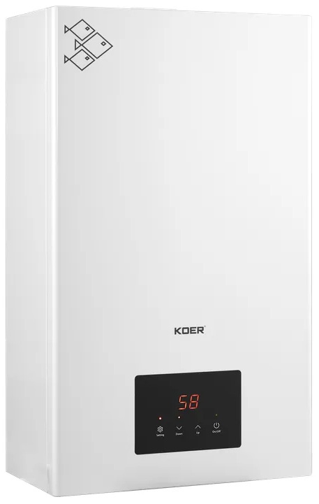 Электрический котел Koer KWH.E0124 White 24 кВт (KR5563) цена 25438 грн - фотография 2
