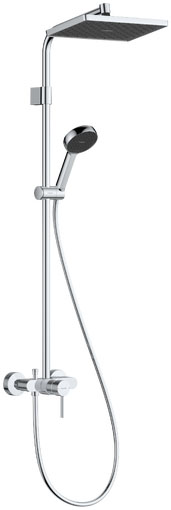 Душевая система Hansgrohe Activera Q 290/180 1jet EcoSmart Chrome 28747000