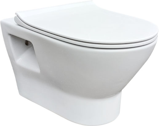 Комплект инсталляции с унитазом Geberit DuofixBasic 458.133.21.3 + RJ Feel Rimless RJ4545 цена 10599 грн - фотография 2