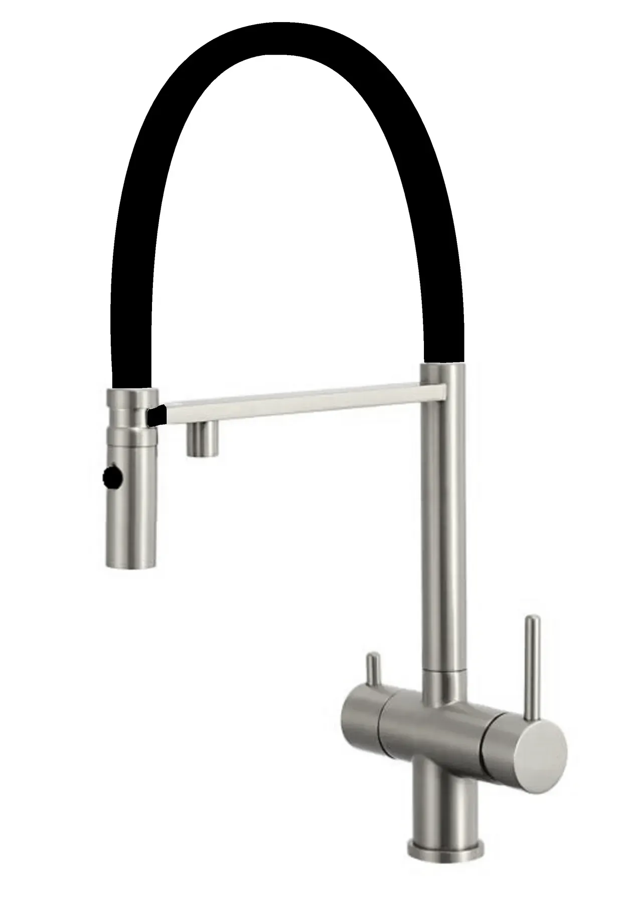 Змішувач для кухні Fabiano FKM 3130 Inox Black (8231.403.1931)