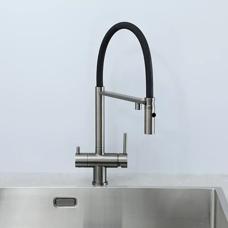 Змішувач для кухні Fabiano FKM 3130 Black Steel (8231.403.1930) ціна 0 грн - фотографія 2