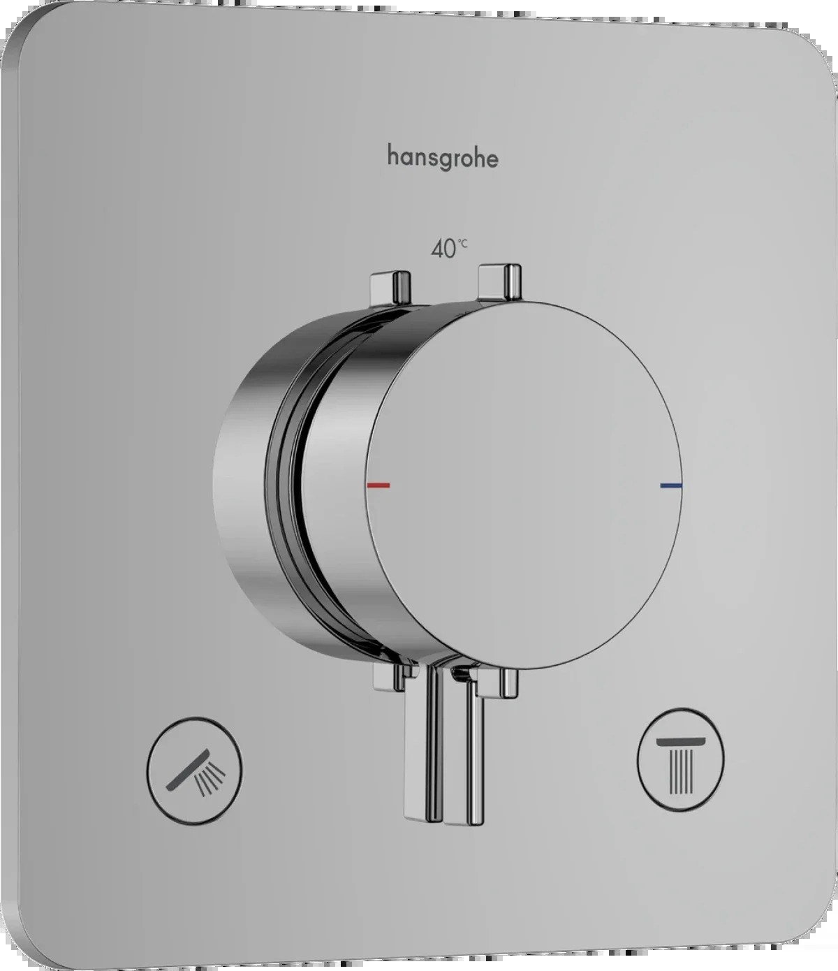 Змішувач із термостатом Hansgrohe Ecostat Comfort Q Chrome 33713000
