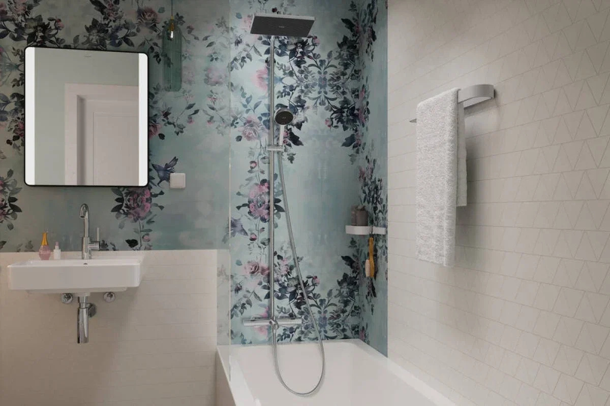 Душевая система Hansgrohe Activera Q 290/180 EcoSmart Chrome 28753000 цена 28950 грн - фотография 2