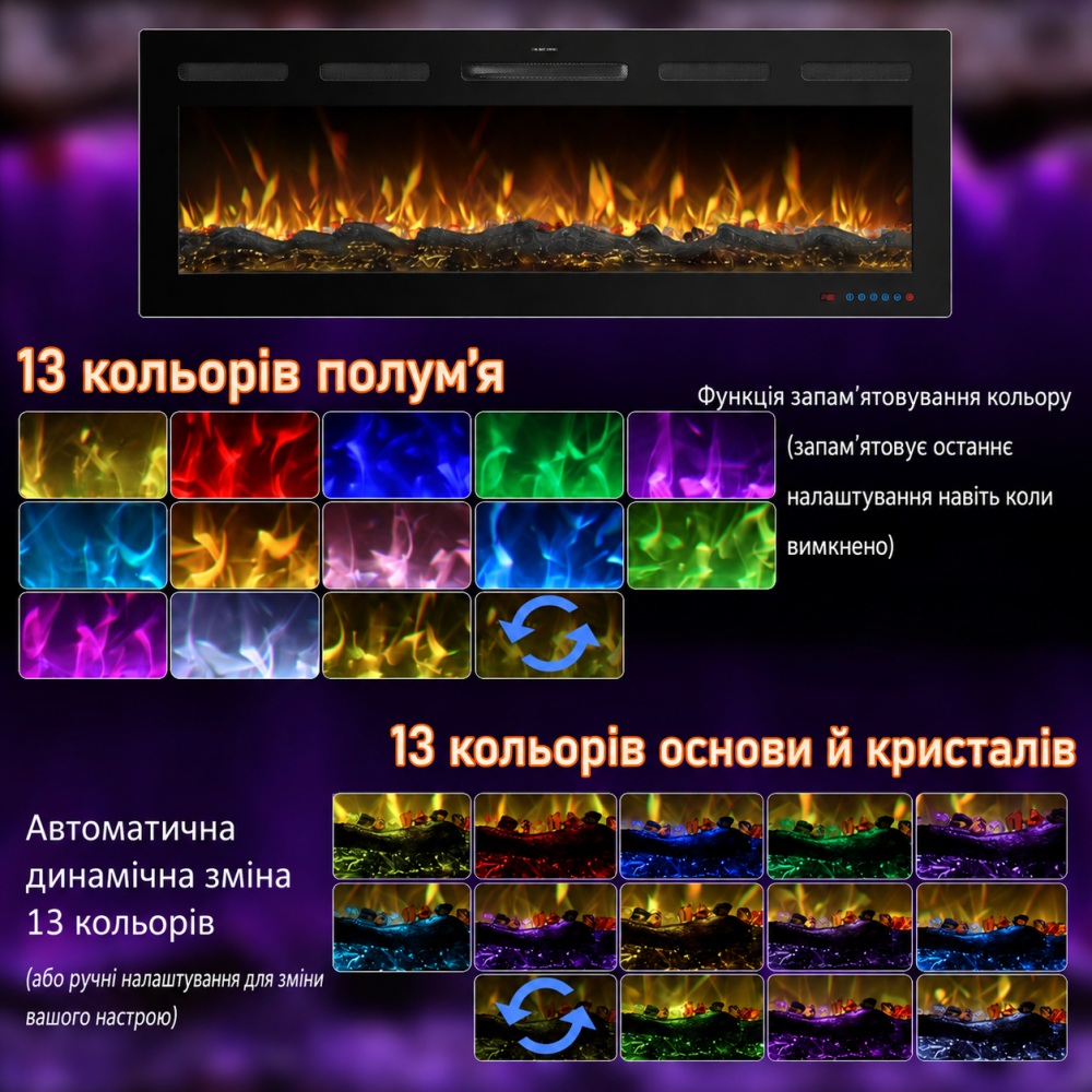 Електрокамін Royal Galaxy 50R PRO LOG Wi-Fi (EF50RPROLOG) відгуки - зображення 5
