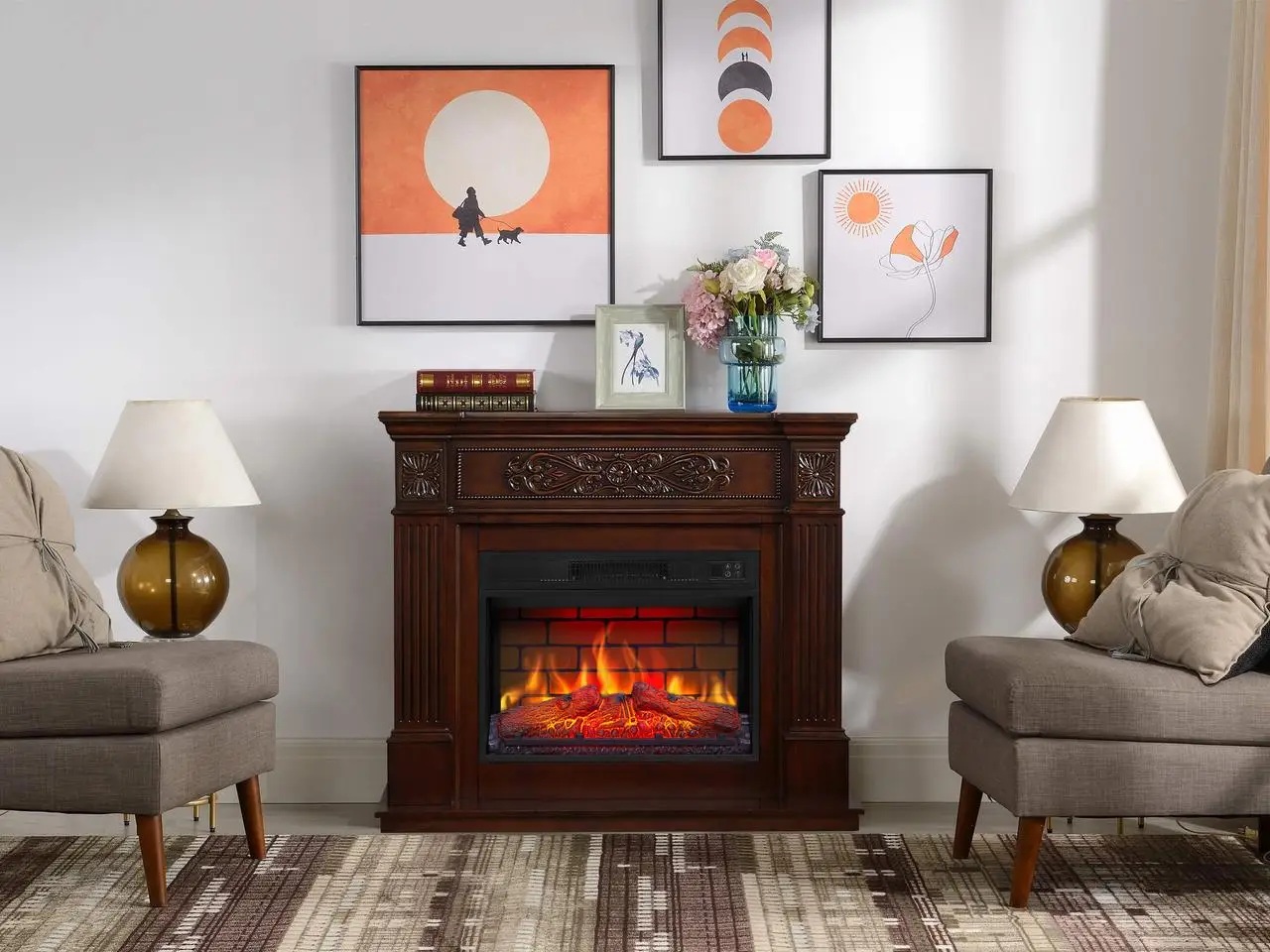 Камінокомплект ArtiFlame Toscana AF23BS Russet відгуки - зображення 5