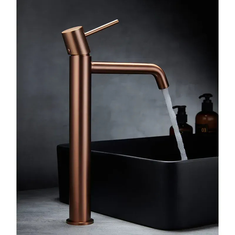 Смеситель для умывальника Imex Monza Brushed Rose Gold BDM039-3ORC цена 10272 грн - фотография 2