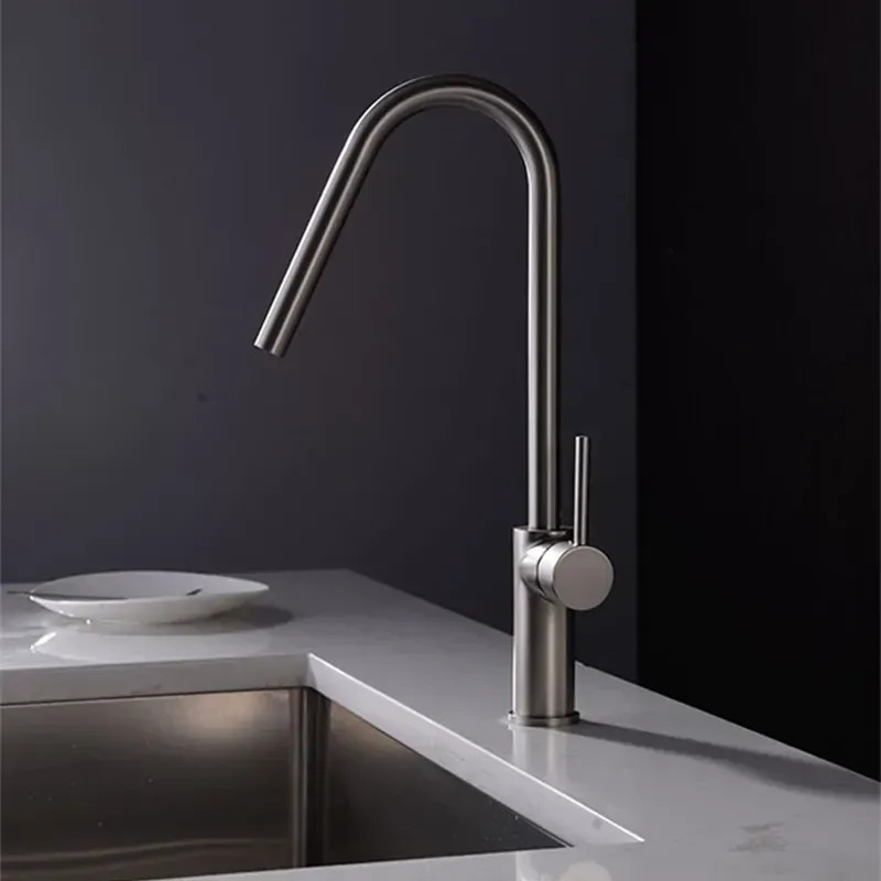 Смеситель для кухни Imex Kenia Brushed Nickel GCE020/NQ цена 11788 грн - фотография 2