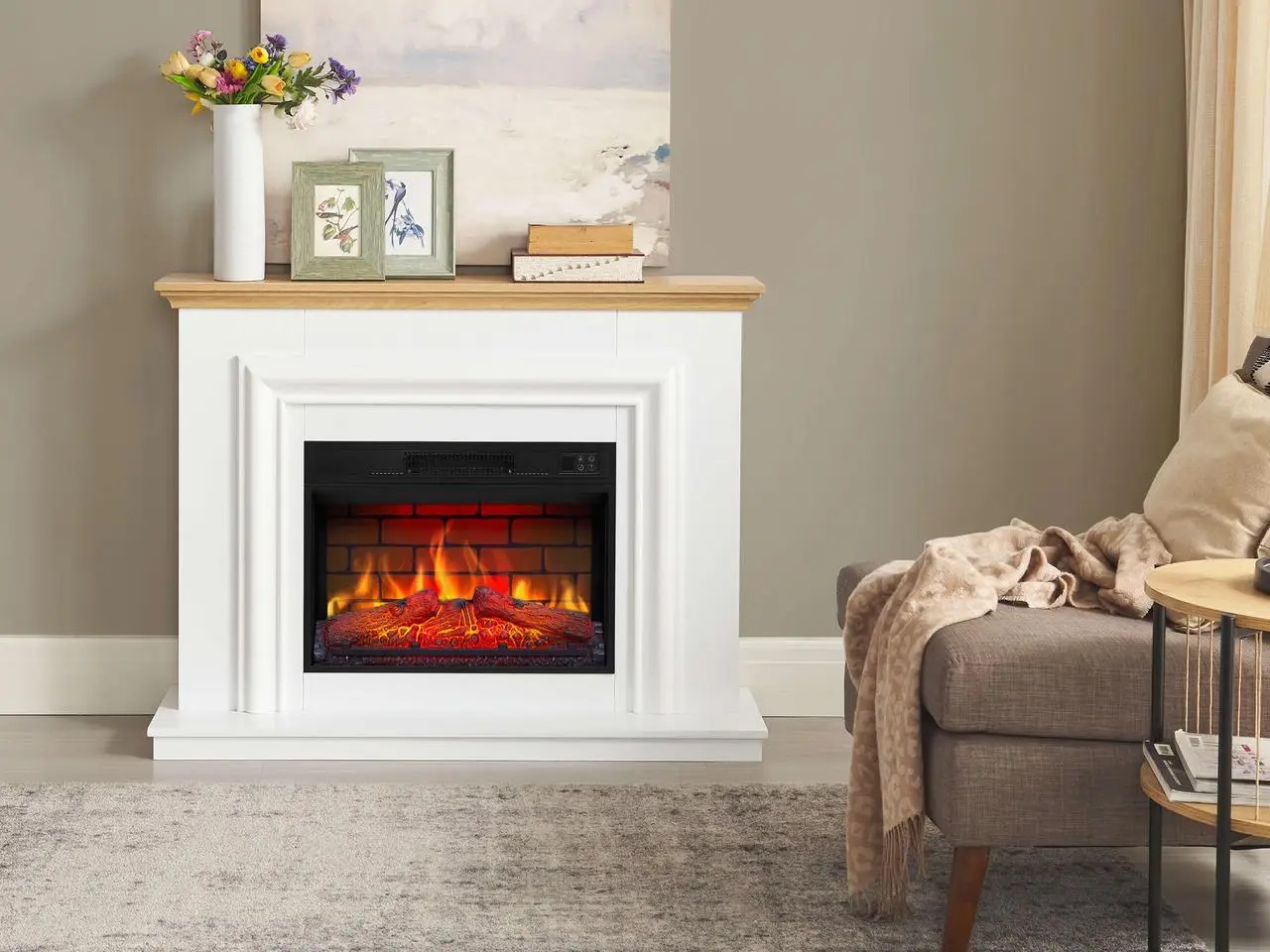 Камінокомплект ArtiFlame Marbelya AF23BS білий відгуки - зображення 5