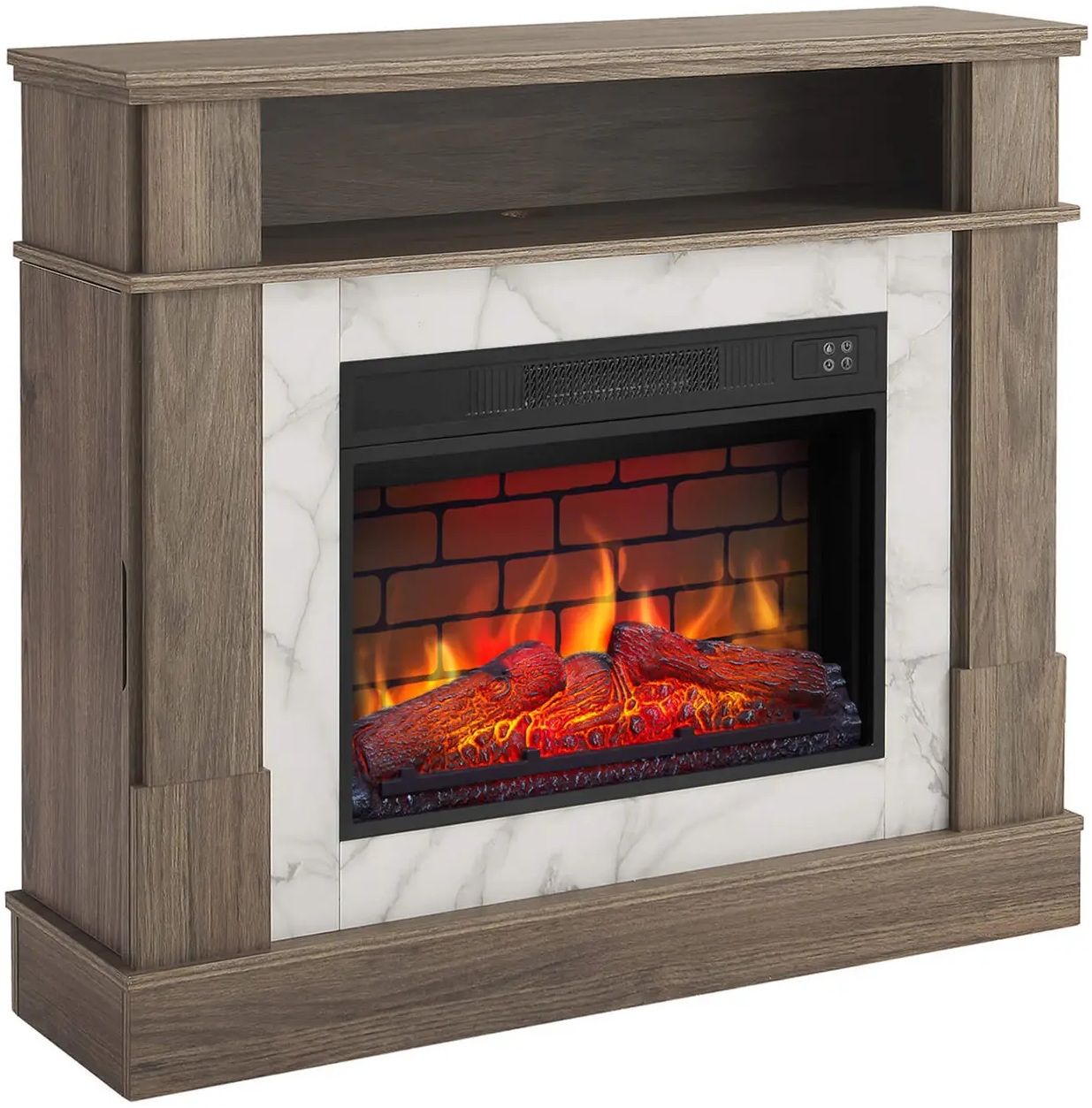 Камінокомплект ArtiFlame For Living AF23BS дуб сірий ціна 19800 грн - фотографія 2