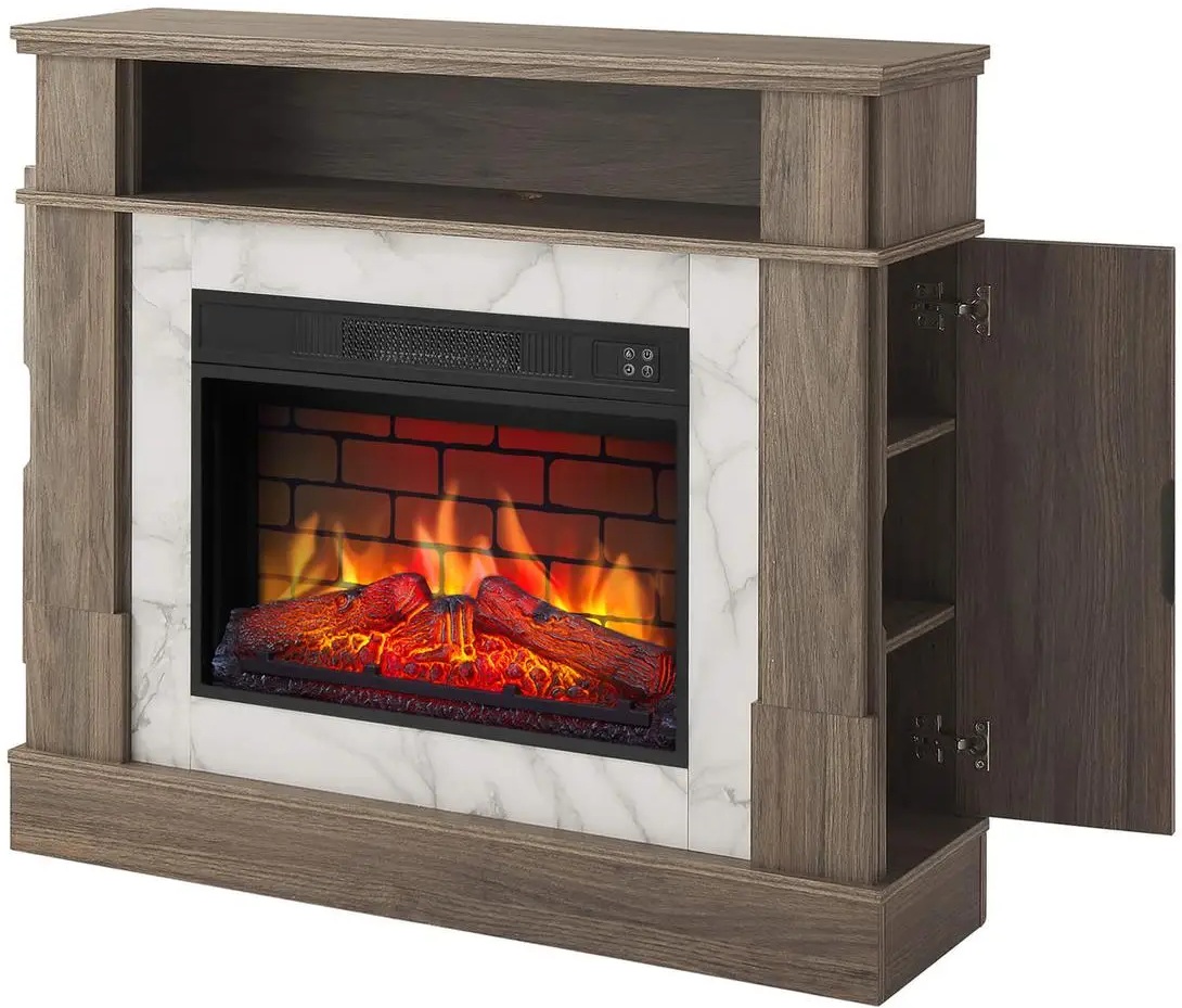 Камінокомплект ArtiFlame For Living AF23BS дуб сірий відгуки - зображення 5
