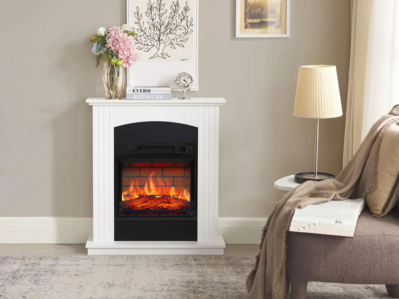Каминокомплект ArtiFlame Collins AF18B белый отзывы - изображения 5