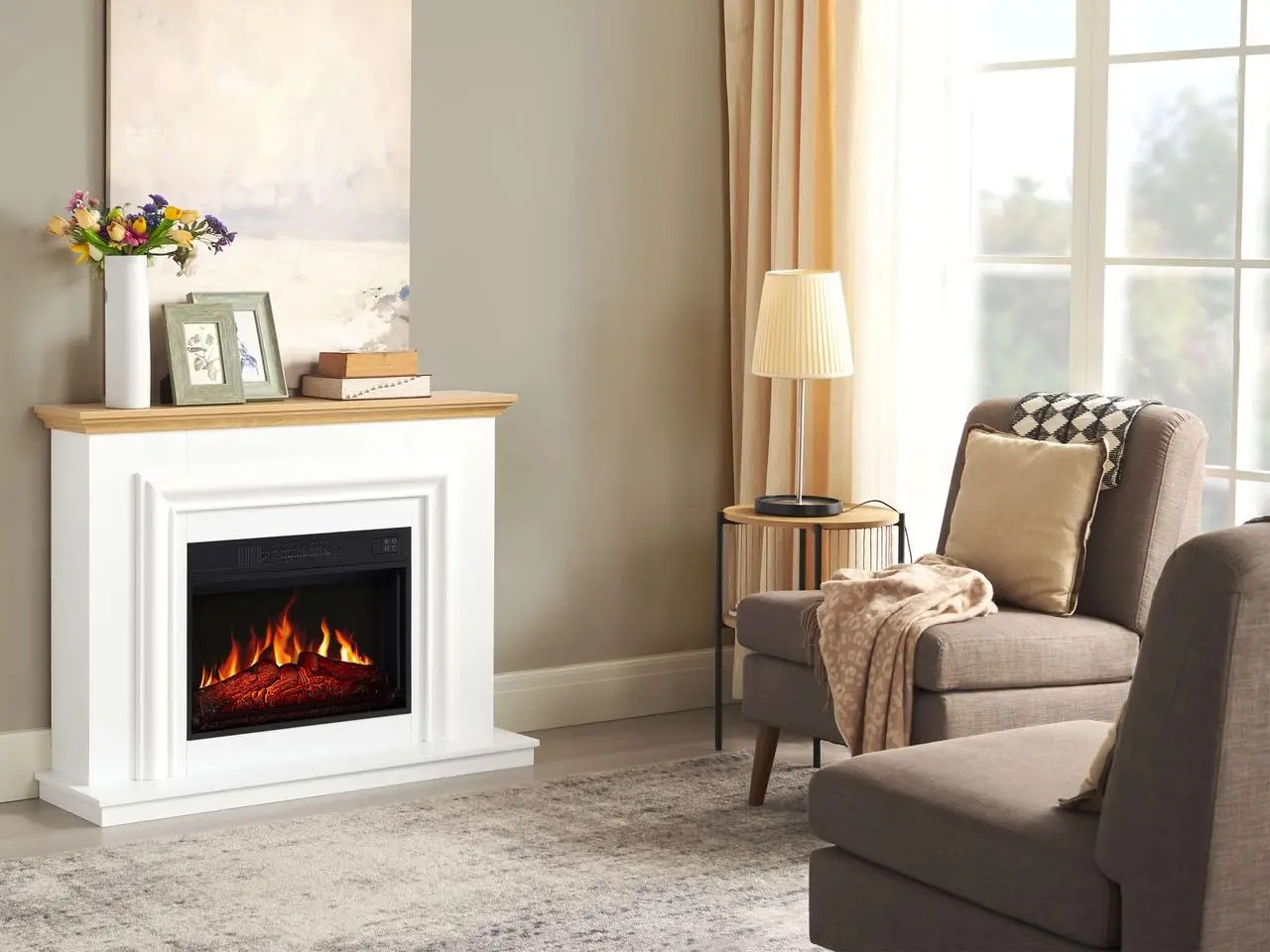 Камінокомплект ArtiFlame Marbelya AF23S білий відгуки - зображення 5