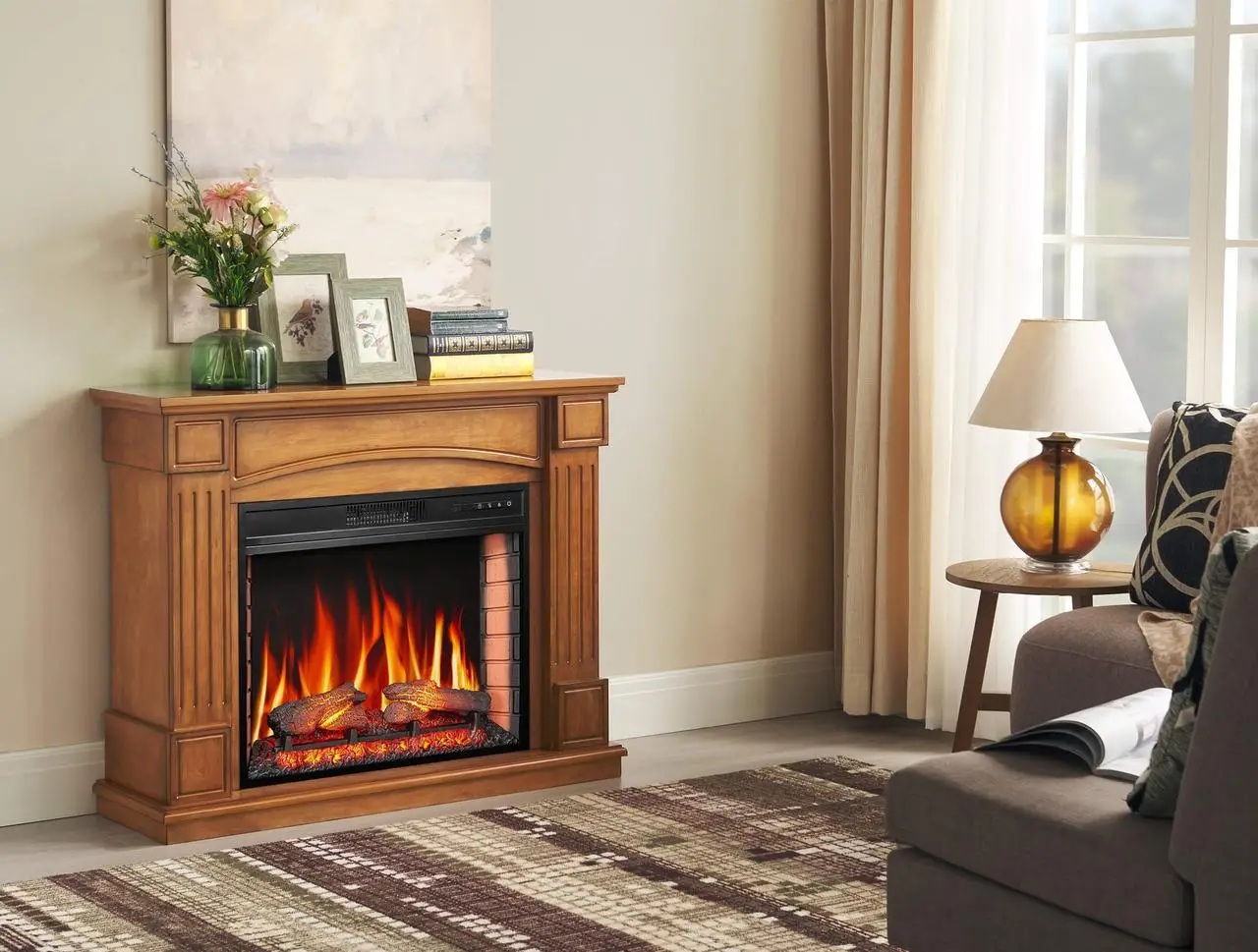 Каминокомплект ArtiFlame Boston AF28S дуб отзывы - изображения 5