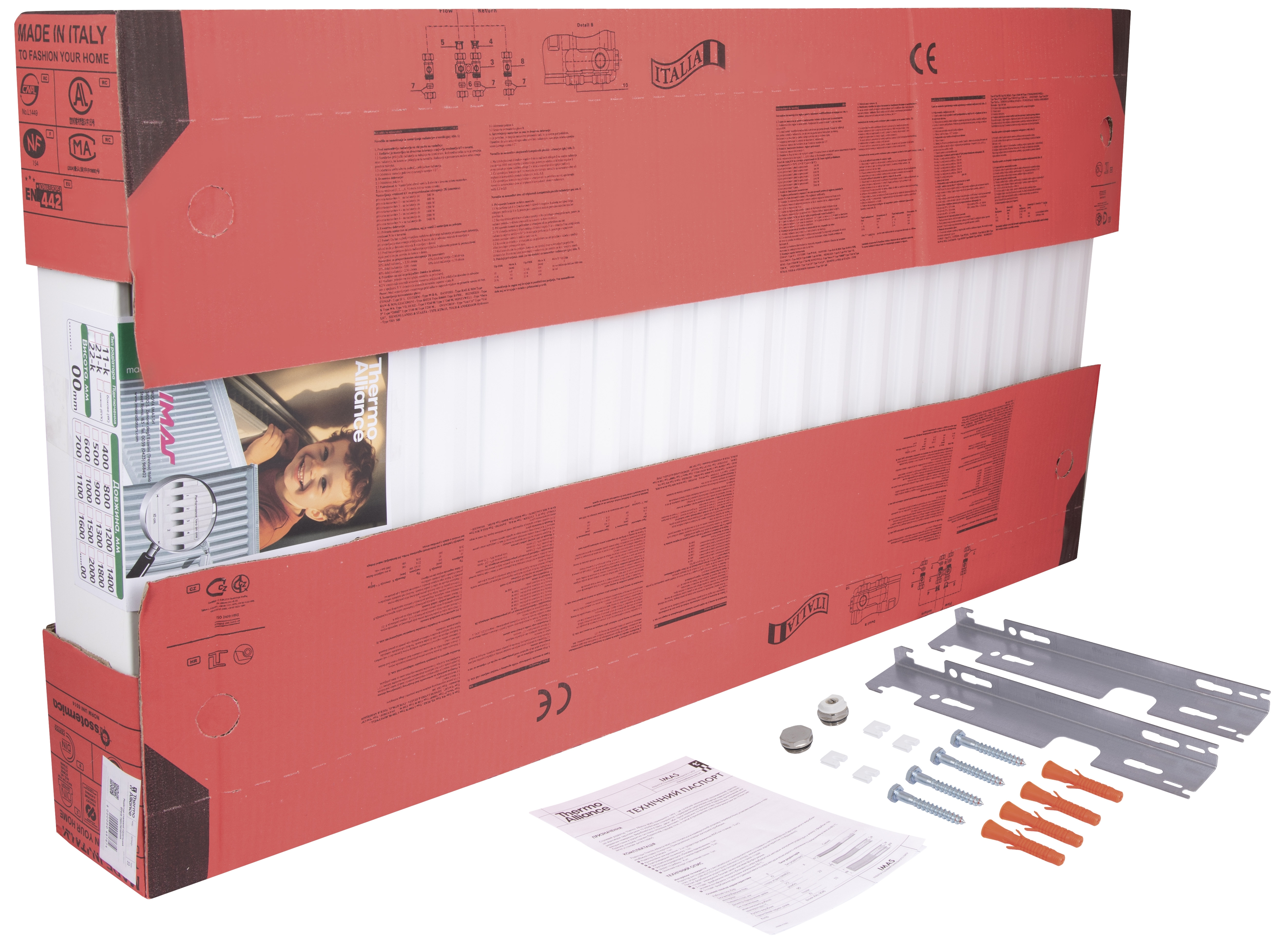 Радіатор для опалення Thermo Alliance Imas 22 тип 500x2000 бічне підключення (TAI225002000K) огляд - фото 8