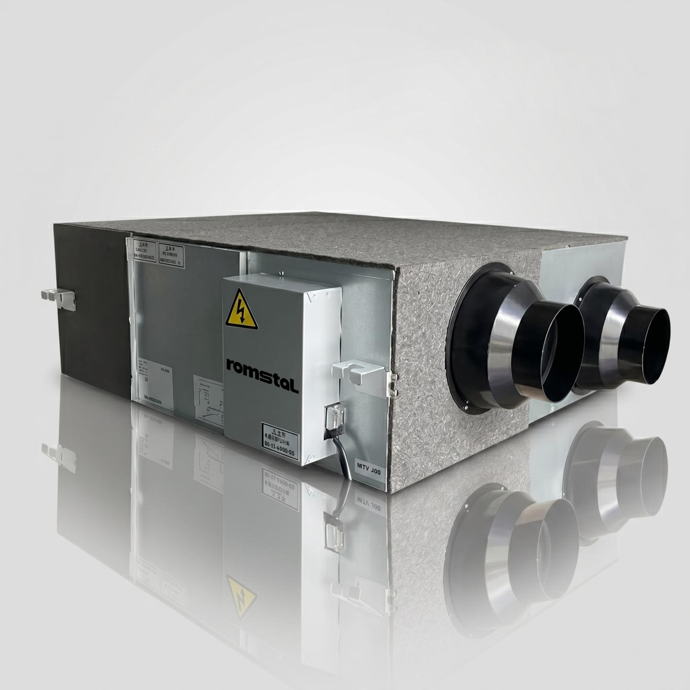 Припливно-витяжна установка Romstal Ecovent 500 HRV D4, 400м3 (REV-D4THC)