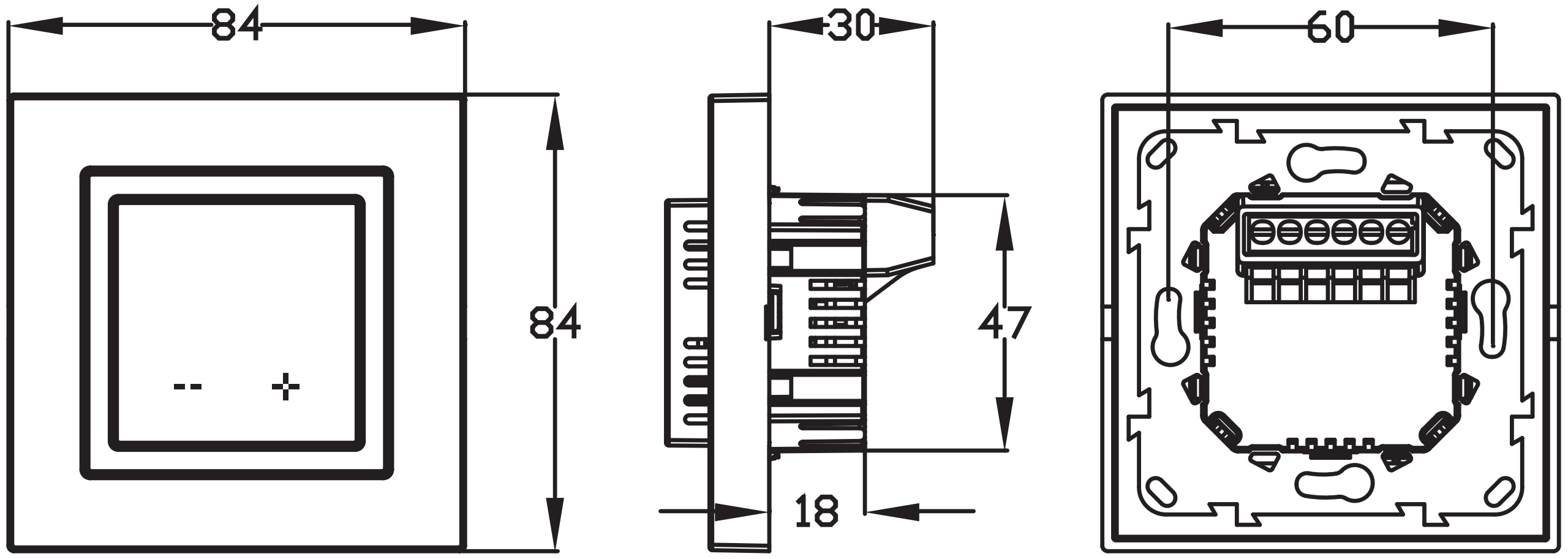 EasyTherm ET-30M Габаритные размеры