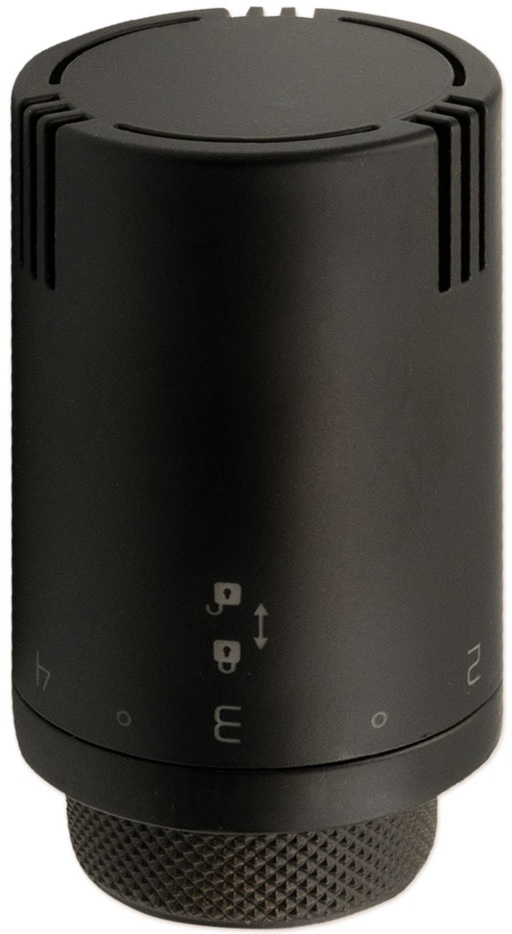Термоголовка Carlo Poletti A496 M30x1.5 Black Matte (A49600EFS9005O)