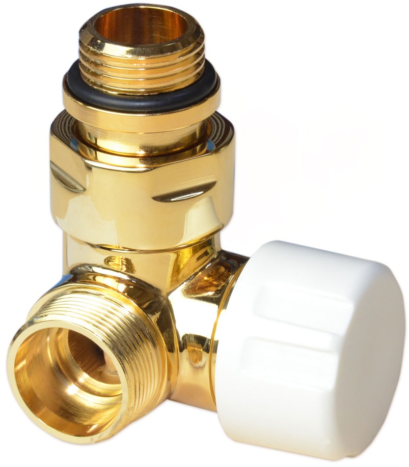 Carlo Poletti Corner 1/2" x 24-19 DX, Gold (V75111HDX)