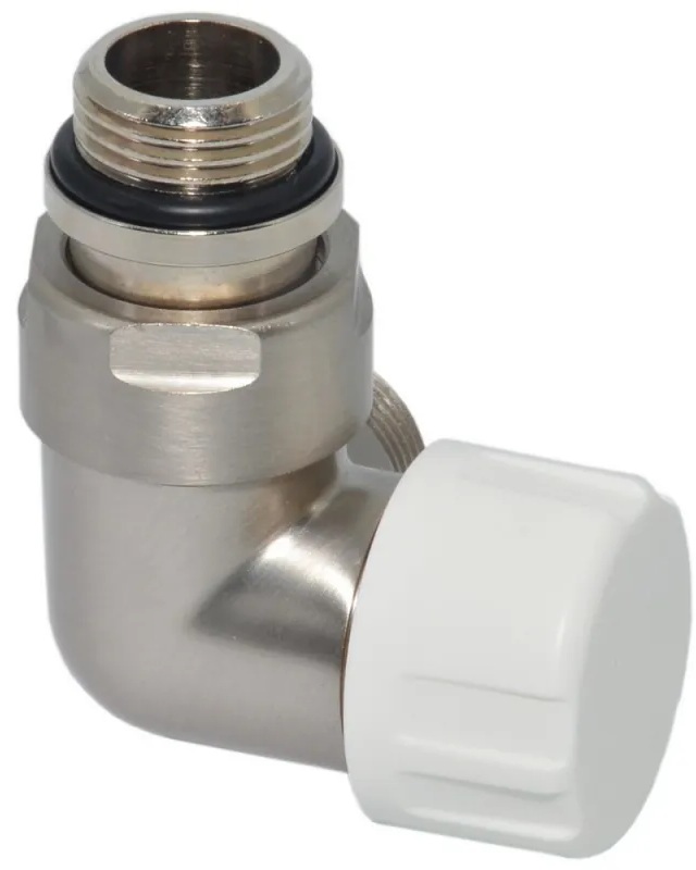 Carlo Poletti Corner 1/2" x 24-19 SX, Brush Silver (V75111JSX)