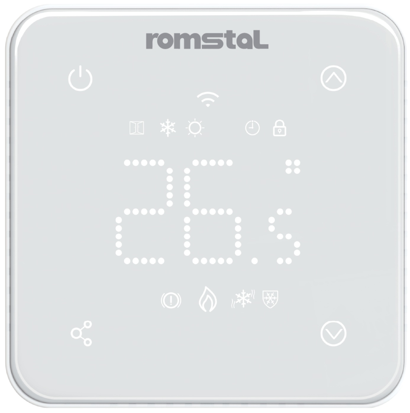 Терморегулятор Romstal Ecoheat 500 HT-22 Wi-Fi цена 3990 грн - фотография 2