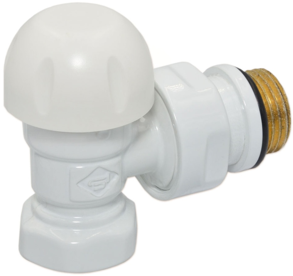 Термостатический клапан Carlo Poletti First Thermo 1/2" x 1/2", White (V141310EF) цена 1428 грн - фотография 2