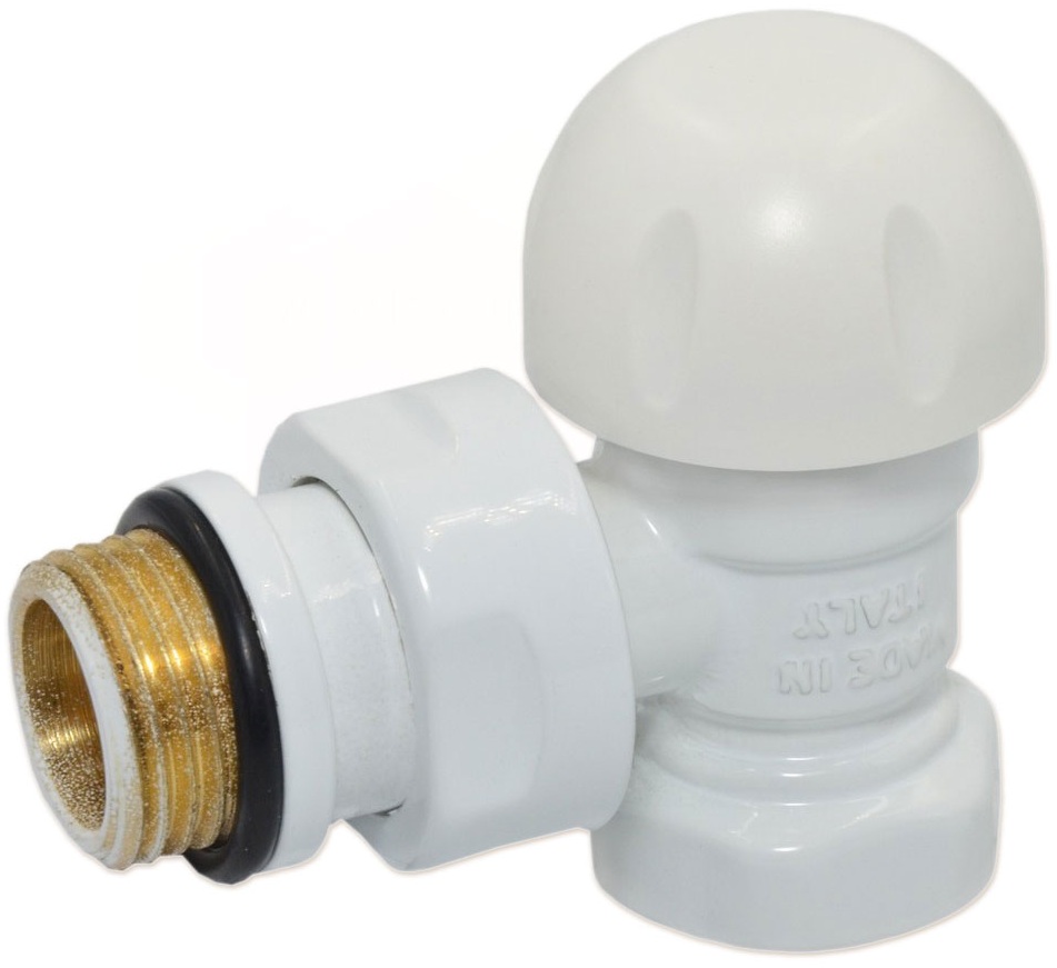 Термостатический клапан Carlo Poletti First Thermo 1/2" x 1/2", White (V141310EF)