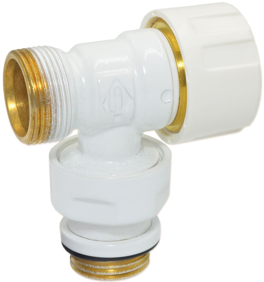 Термостатический клапан Carlo Poletti First Thermo 1/2" x 24-19, White (V141111EF) цена 1428 грн - фотография 2