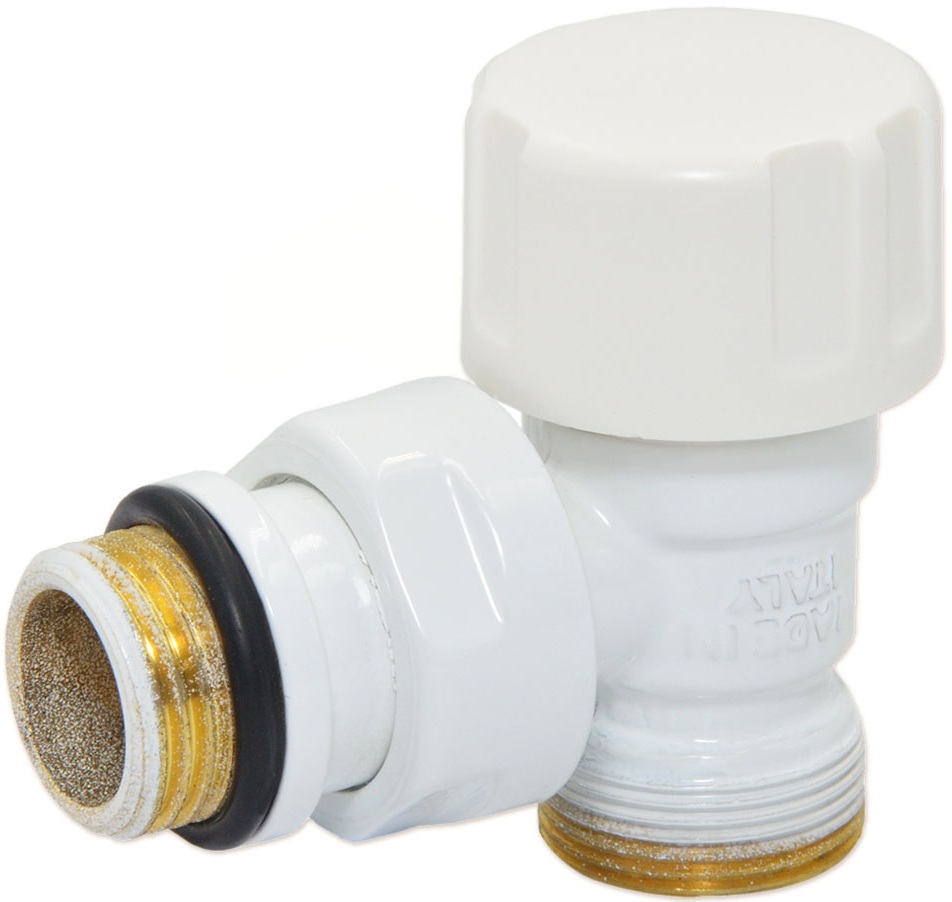 Термостатический клапан Carlo Poletti First Thermo 1/2" x 24-19, White (V141111EF)