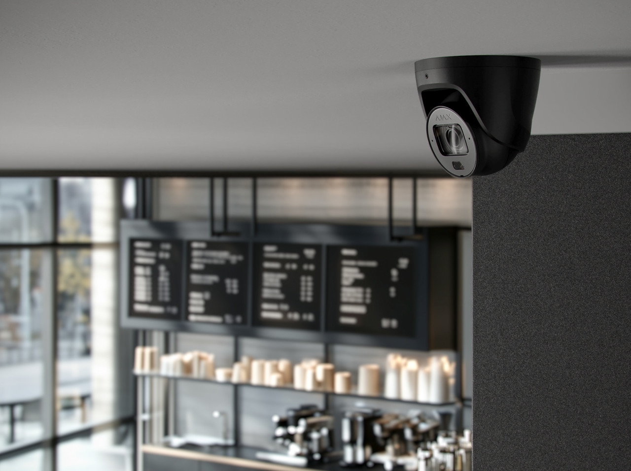 Камера відеоспостереження Ajax TurretCam HLVF (5 Mp) Black (00126280) характеристики - фотографія 7