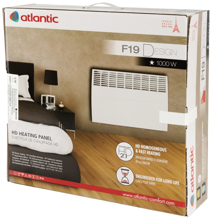 Электрический конвектор Atlantic F19 CEG BL-Meca/M2 1000W с комплектом подставок (157058) внешний вид - фото 9