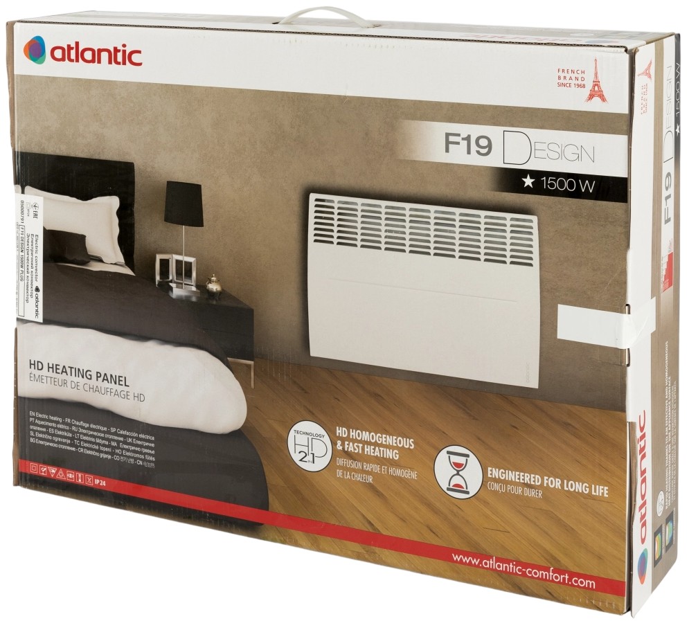 Электрический конвектор Atlantic F19 CEG BL-Meca/M2 1500W с комплектом подставок (157059) внешний вид - фото 9
