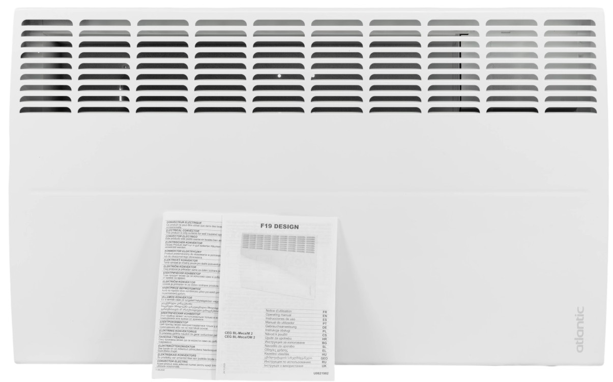 Электрический конвектор Atlantic F19 CEG BL-Meca/M2 2000W с комплектом подставок (157060) инструкция - изображение 6