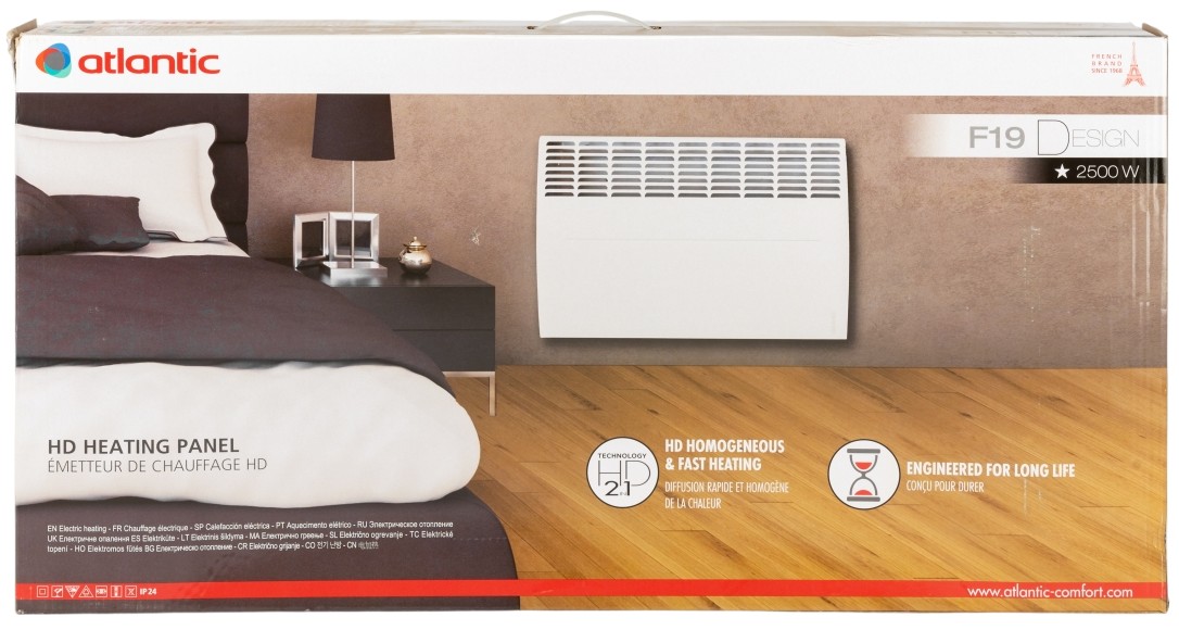 Электрический конвектор Atlantic F19 CEG BL-Meca/M2 2500W с комплектом подставок (157061) внешний вид - фото 9